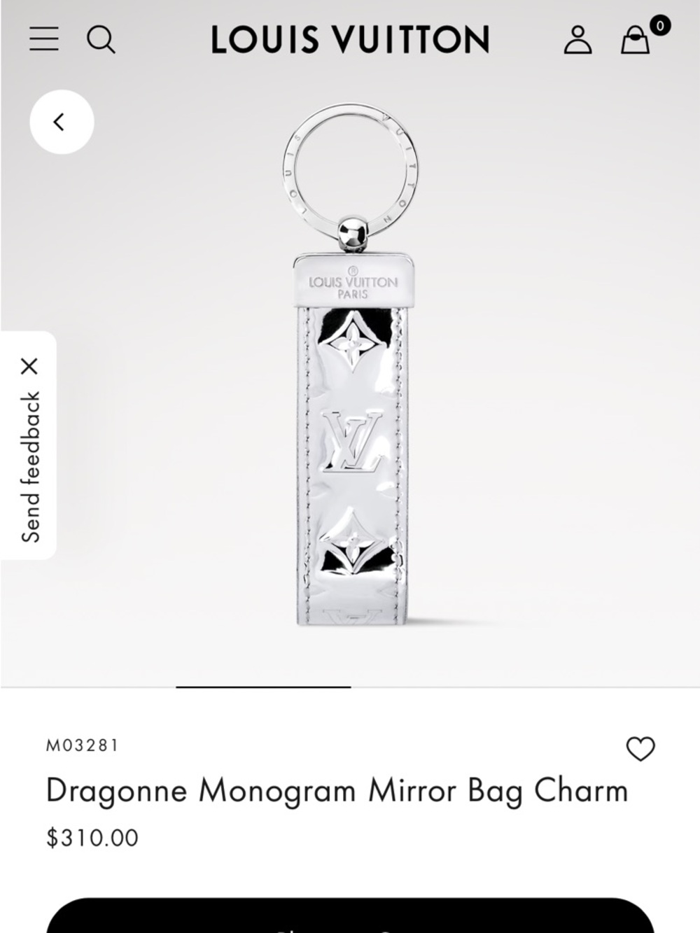 Louis Vuitton Black Patent Monogram Key Holder with Silver Hardware - Picture 2 of 5